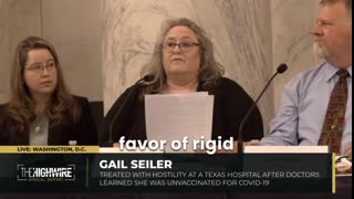 COVID Hospital Controversy: Gail Seiler’s Story, Ivermectin, Remdesivir