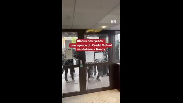 Attacks on stores, rapes, assaults, and looting in France.