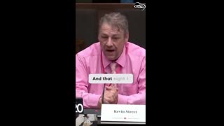 Kevin Street, testifying at the Allison Inquiry about his AstraZeneca COVID vaccine injury